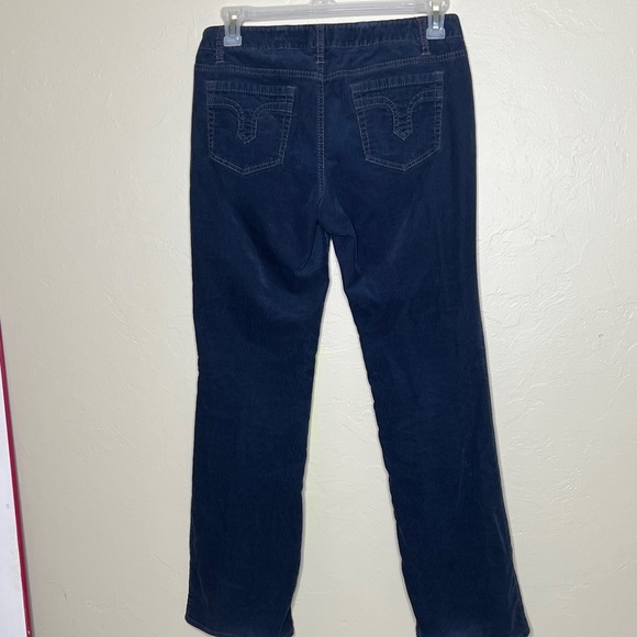 LOFT Slim Boot Cut Corduroy Classic Blue Women's Jeans - Picture 4 of 6